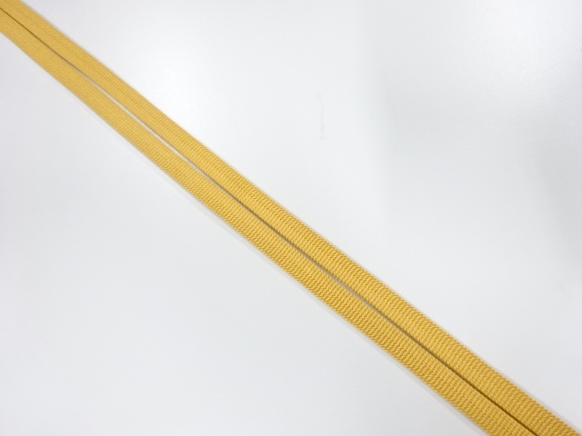 アンティーク　正絹　帯留め用　手組三分紐